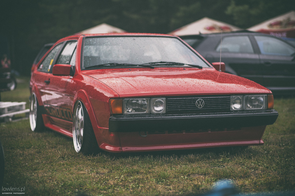 lowered vw scirocco